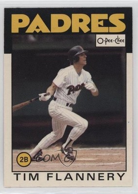 1986 O-Pee-Chee Tim Flannery #387 sb7