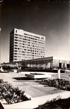 RPPC Hotel Perla Mamaia Romania vintage postcard a123