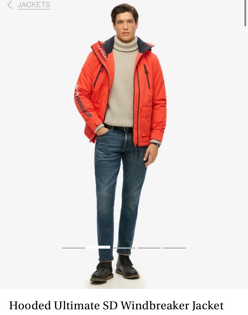 Superdry  Hooded Ultimate SD Windbreaker Jacket L RRP £100 Brought From Superdry image 4