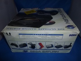US Sega Saturn System Console in Box + Saroo Elite version SD loader 128GB READ