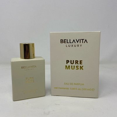 BELLAVITA Pure Musk EDP 100ml Unisex - White/Gold Bottle