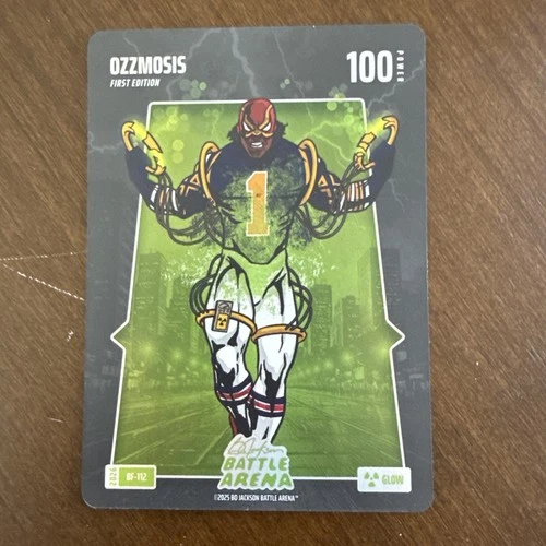 Bo Jackson Battle Arena Battlefoil Glow Ozzmosis (Ozzie Albies) BF-112 Griffey