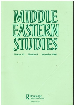 Middle Eastern Studies: Vol 42, No 6, Nov 2006