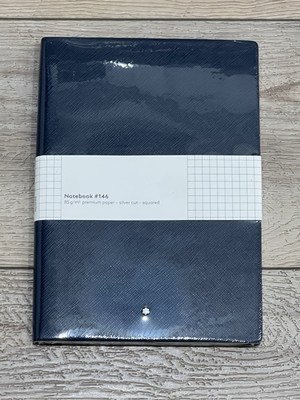 Montblanc Notebook Indigo Squared #146 Fine Stationery 113639 Elegant Journal