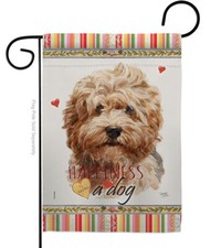 Havanese Shaggy Happiness Is Having A Dog Flag