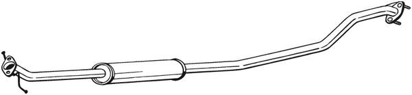 BOSAL 287-347 Middle Silencer for OPEL,SUZUKI,VAUXHALL