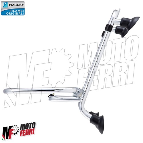 MF7166 Portapacchi Anteriore Cromato Originale Vespa GTS 125 300 HPE (2019/2024) - Foto 10 di 12
