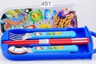 Skater Pokemon Cutlery Set (Chopsticks & Spoon)