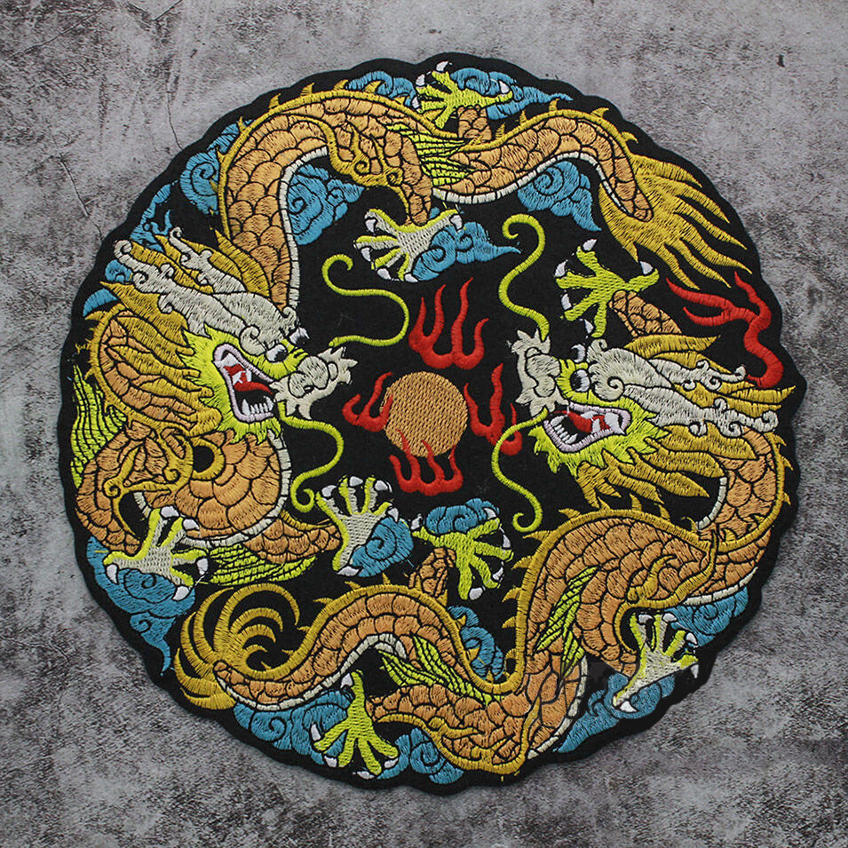 Dragon Brodé Iron-On Patch Embroidery Applique Par 1 Pc - France - Foto 12