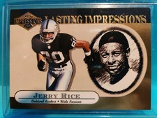 2001 Pacific Impressions Jerry Rice Lasting Impressions Insert Card #16