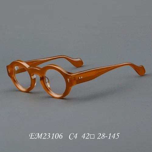 Acetate Round Retro Eyeglasses Men Women Reading Glasses Classic Thick Frames - Picture 20 of 35