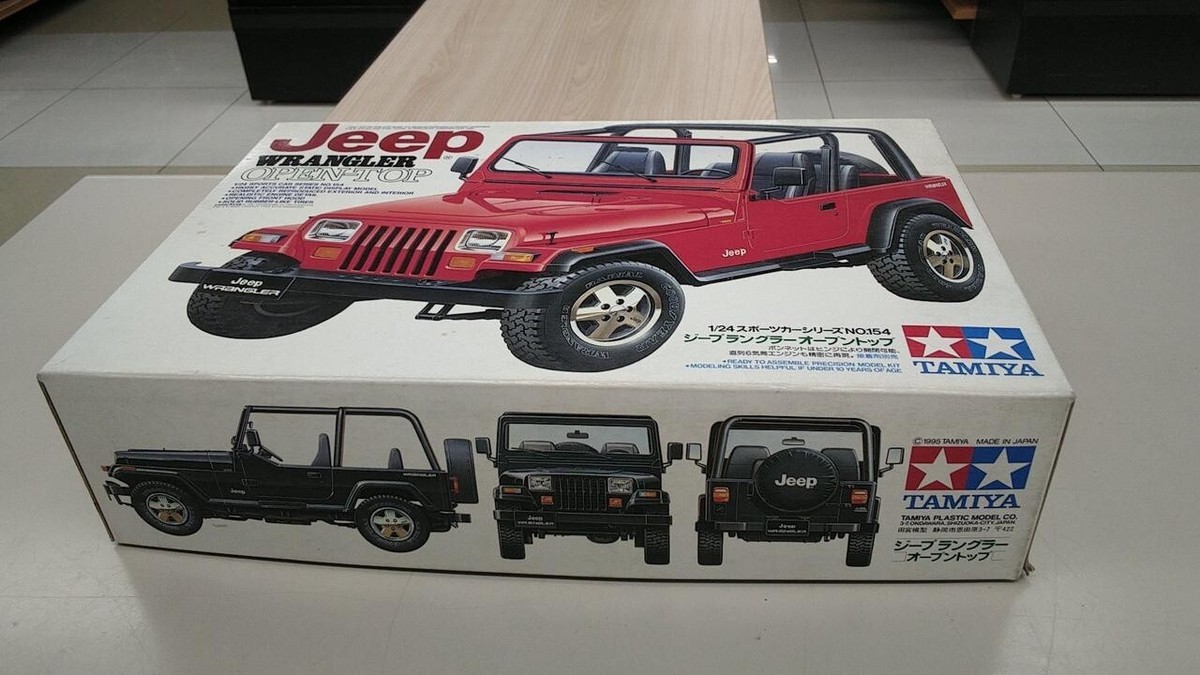 Reasonable !! TAMIYA 1/24 Jeep Wrangler Open-Top Valuable ! | eBay