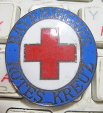 Germany Bavarian Red Cross WW2 Original Badge Medicine Very Good