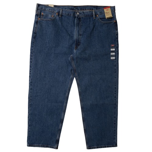 Levis 550 Boys Blue Denim Jeans Relaxed Fit Adjustable Waist Sz8