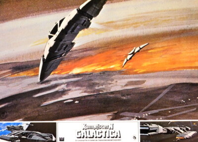 KAMPFSTERN GALACTICA original Kino Aushangfotos 24 Motive 1978 Battlestar