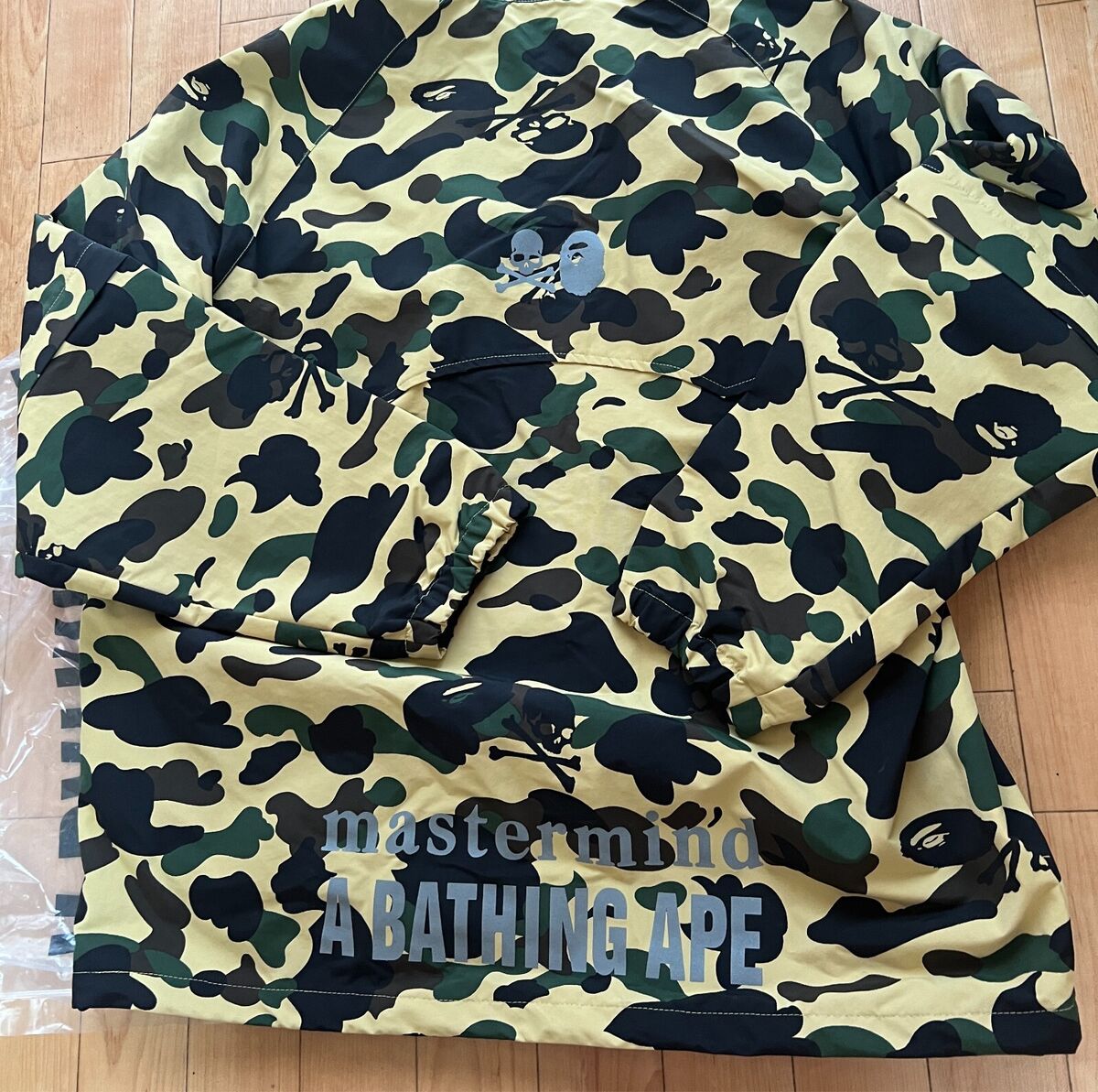 BAPE X MMJ 】1ST CAMO RAIN JACKET 6TH L mastermind Large New BAPE X MMJ 】1ST CAMO RAIN JACKET 6TH L mastermind Large New