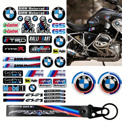 Reflective BMW Sponsor Motorcycle Decal Body Helmet Stickers for BMW ...