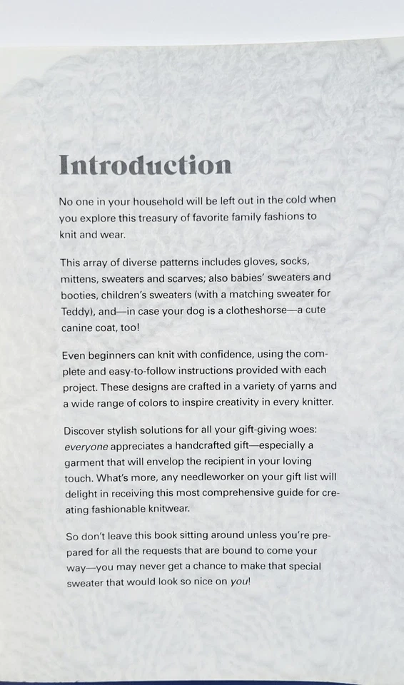 KNIT It! WEAR IT! 33 Knitting Projects For Men, Women, Kids, Animals Book # 1265 - Image 3 of 4