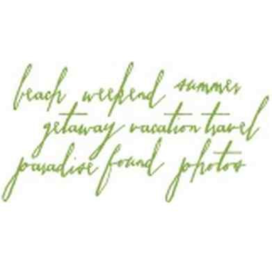 Sizzix Thinlits Die - Handwritten Vacation 661286 Tim Holtz