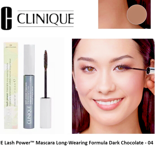 Clinique Lash Power Mascara Long-Wearing Formula~04 DARK CHOCOLATE NIB Free Ship