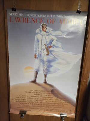 Lawrence of Arabia Original Movie Poster 1989 70mm Directors Cut