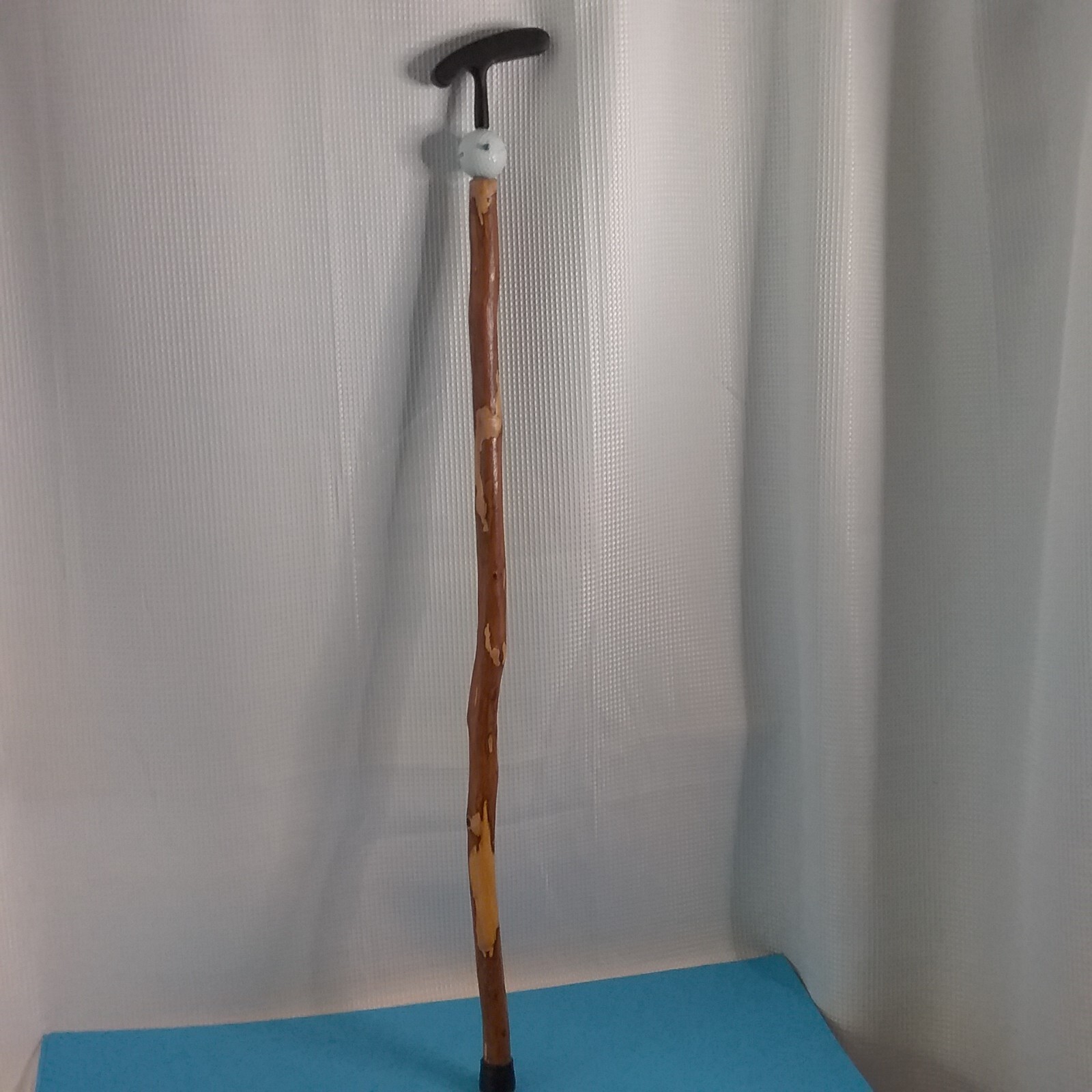 Handmade Walking Stick / Cane Golf Theme Club Handle … Gem