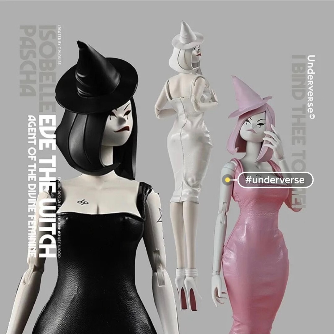 UNDERVERSE ISOBELLE PASCHA EVE THE WITCH 3PC Set 1/6 Action Figure
