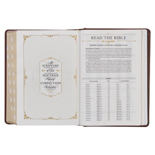 Toffee - Burgundy Large Print KJV Study Bible Indexed BRAND NEW in Shrink Wrap! - Imagen 8 de 11