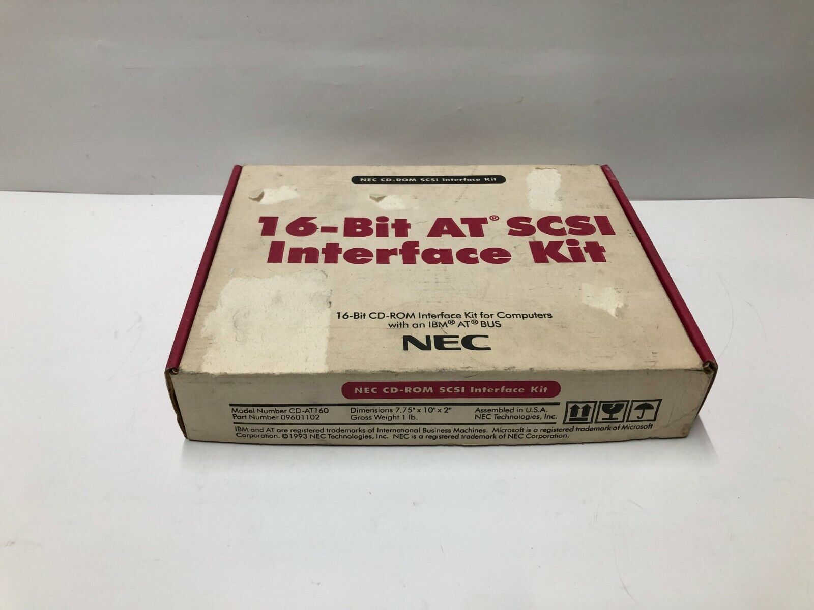 New NEC 16-Bit SCSI Interface CD-ROM Kit New 1993 CD-AT160 Part# 09601102