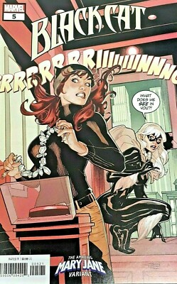 Black Cat #5 Sabine Rich The Amazing Mary Jane Variant Cover Marvel Comics 2019