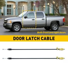 Door Latch Cable For 2007-2013 Chevrolet Silverado 1500 Front Left & Right Side