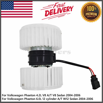 New Heater Blower Motor 3D0959101 For Volkswagen Phaeton 2004-2006 4.2L 6.0L