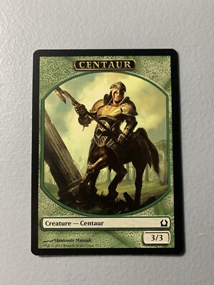 4x MTG MP Green Centaur Tokens (Return to Ravnica #7) 