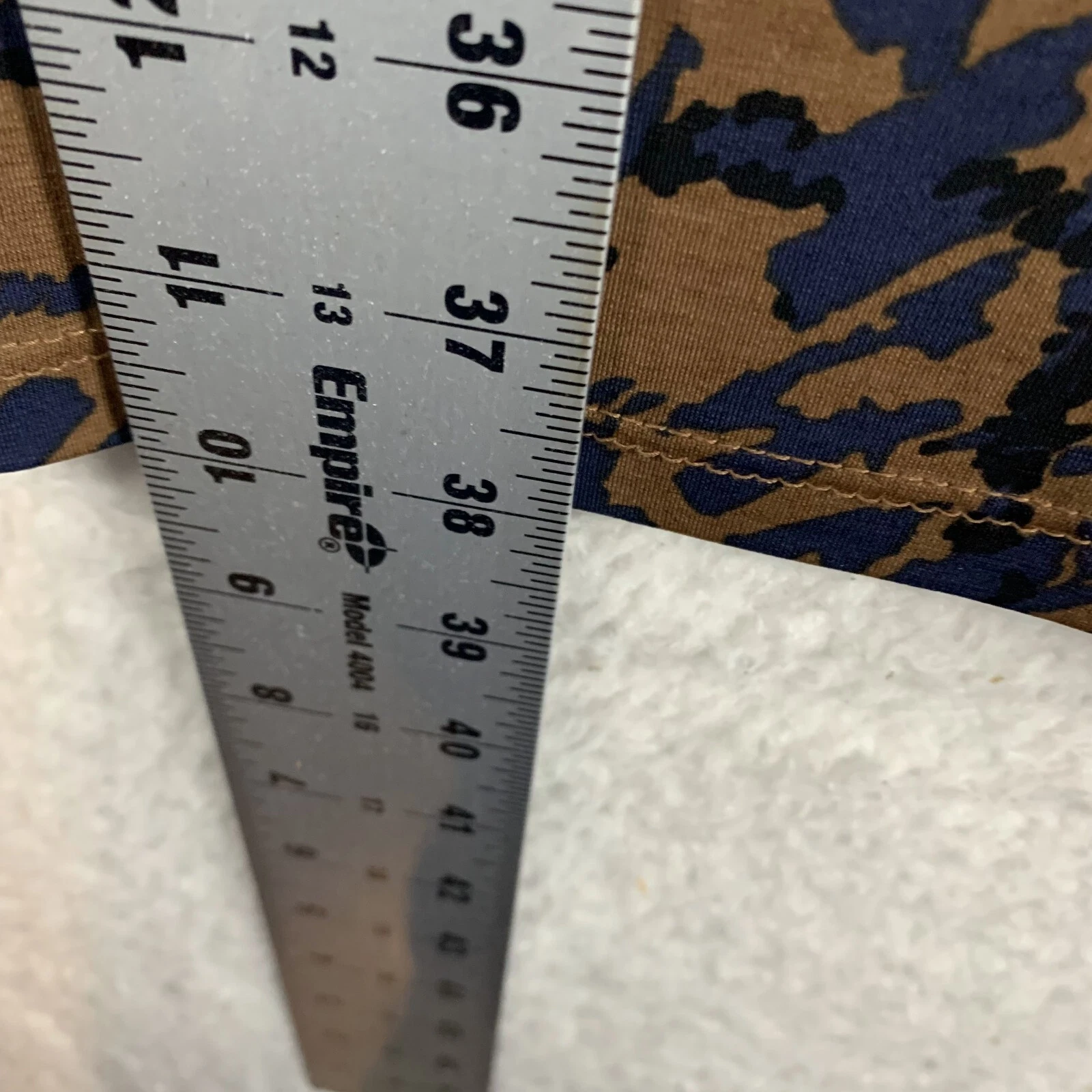 Michael Kors abito tubino donna M marrone geometrico elasticizzato ritorto davanti 7953