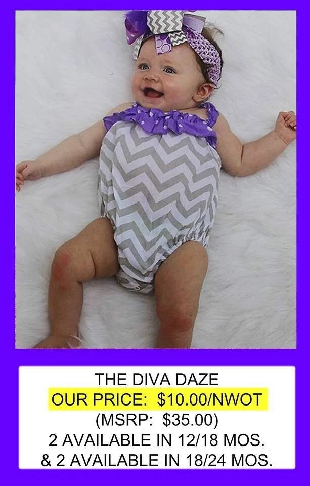 INF NIÑAS CHEVRON/LUNARES VOLANTES BURBUJAS MAMELUCOS - 18/12, 18/24 MOS. Foto 3 de 4