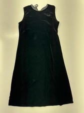 Womens Black Textured Slip Dress Size XL