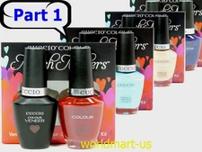 CUCCIO Gel Nail Polish & Matching Larquer Color Gel Duo /Choose Part 1