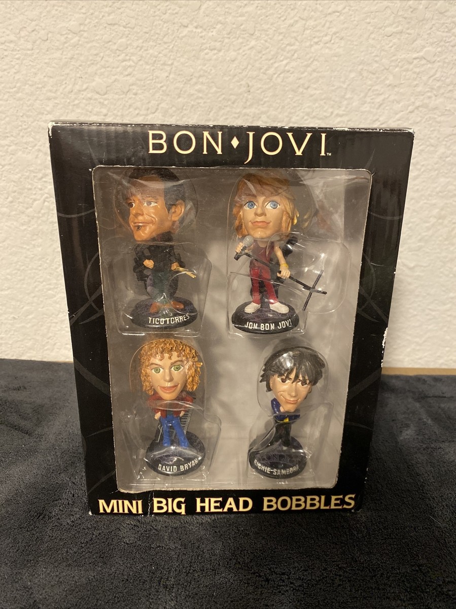 Forever Collectibles Bon Jovi Mini Big Head Bobbles Set | eBay