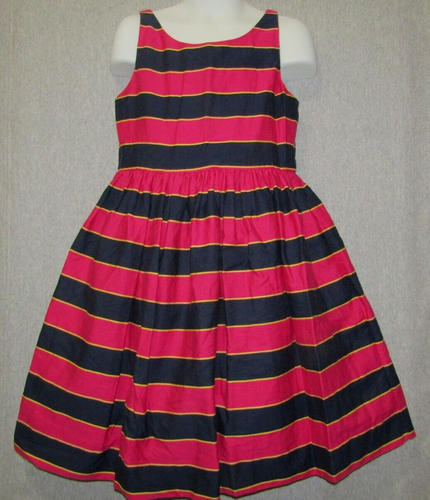 Polo RALPH LAUREN Dress Classic Stripe Fit & Flare Party Girls 6x