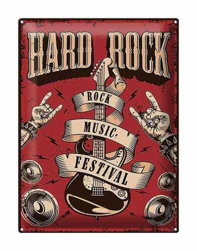 Blaszany znak Retro 30x40 cm hard rock muzyka festiwal metal dekoracja znak blaszany znak - Zdjęcie 1 z 5
