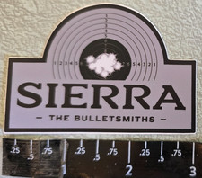 2 Sierra Bullets Reloading Reload Shooting Rifle Vinyl Decal Sticker Shot Show