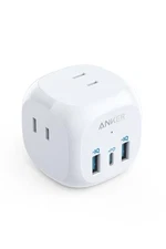 Anker PowerExtend 6-in-1 USB Power Strip with AC Outlet USB-C Port and USB-A