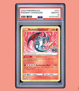 Radiant Charizard Pokemon Go Psa 10 | eBay