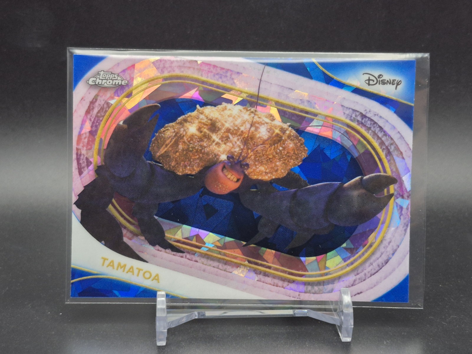 2025 Topps Chrome Disney Sapphire Tamatoa #18 Moana