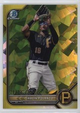 2022 Bowman Chrome Draft Sapphire Edition Yellow 28/99 Shalin Polanco 10z8