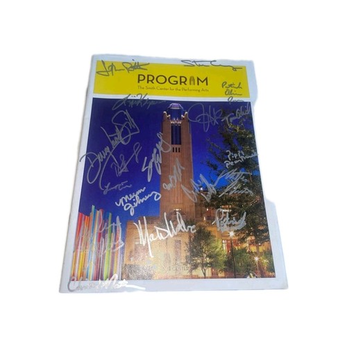 The Addams Family 2011 Cast SIGNED Playbill - 20 Signatures ,John Ritter,