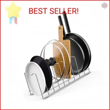 FLSEPAMB Lid Organizer Pot Lid Organizer Pot Lid Rack Holder Suitable for Bakewa