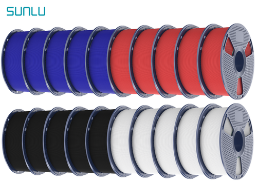 SUNLU 5×1KG/10×1KG PLA PETG Seide ABS ASA SILK 3D Drucker Filament 1KG Spule - Afbeelding 55 van 153