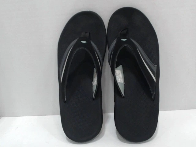 UsedGood - Reef Womens Girls Slap 3, Black/Black/Aqua, 9 - Image 3 of 4