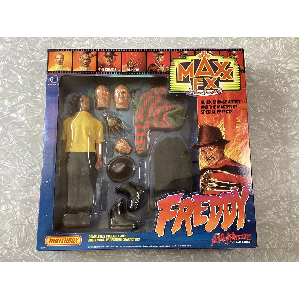 Matchbox Freddy Krueger TV, Movie & Video Games Action Figures for